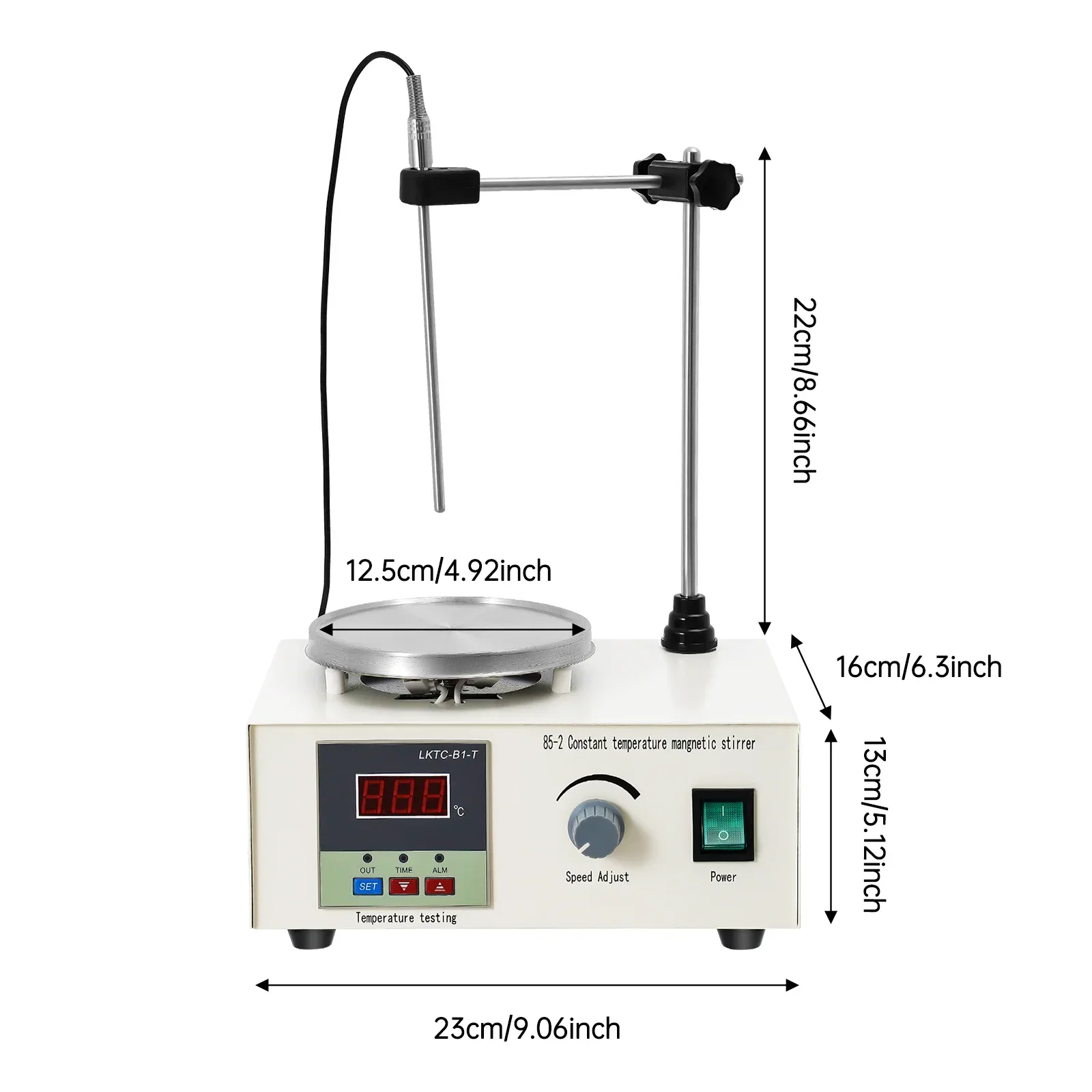 2000ml Magnetic Stirrer With H - Magnetic Stirrer Hotplate review and price