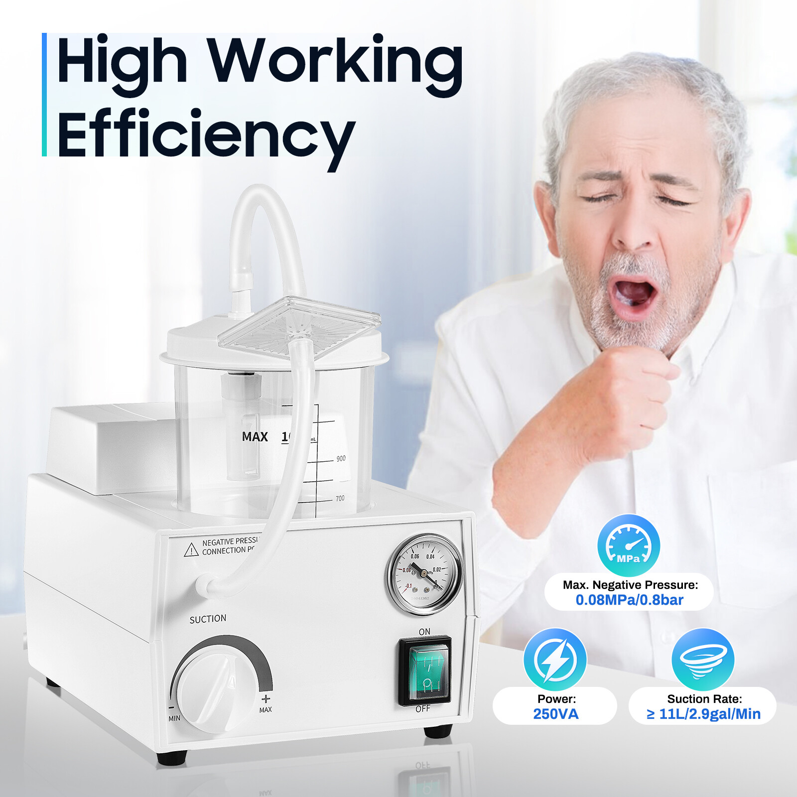 Vacuum Phlegm Quiet Suction Un - Suction Machine Medical review and price