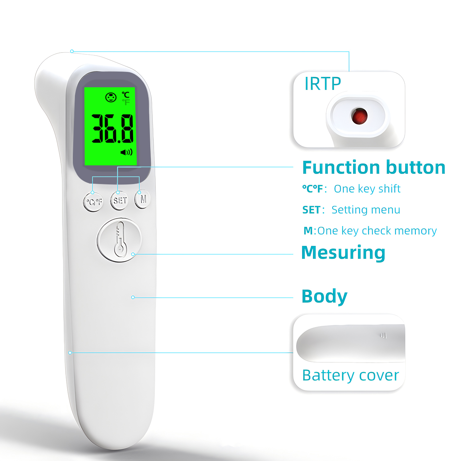 Digital Infrared Fever Thermom - Digital Thermometer Infrared review and price