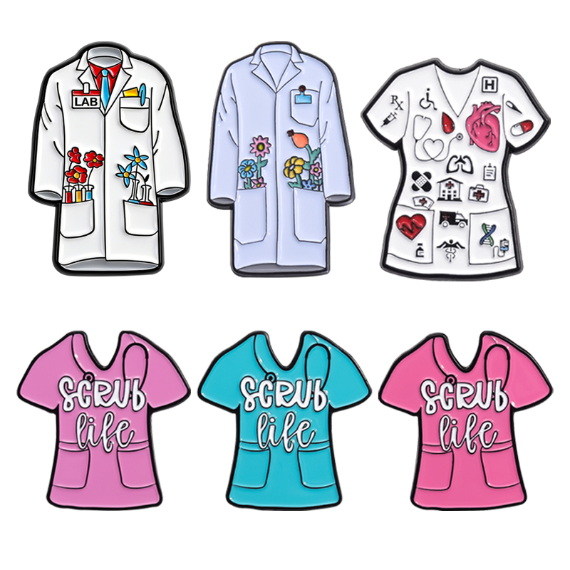 Floral Doctor Nurse Coat Ename - Medical Lab Coats review and price