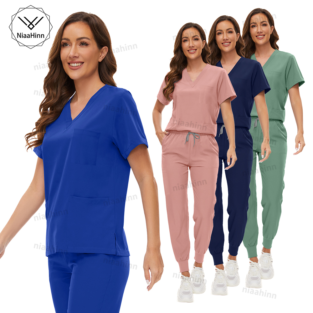 Nurse Scrubs Hospital Uniform  - Medical Lab Coats review and price