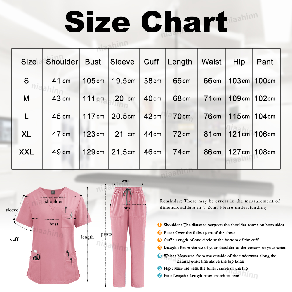 Multicolor Scrubs Uniform Wome - Medical Lab Coats review and price