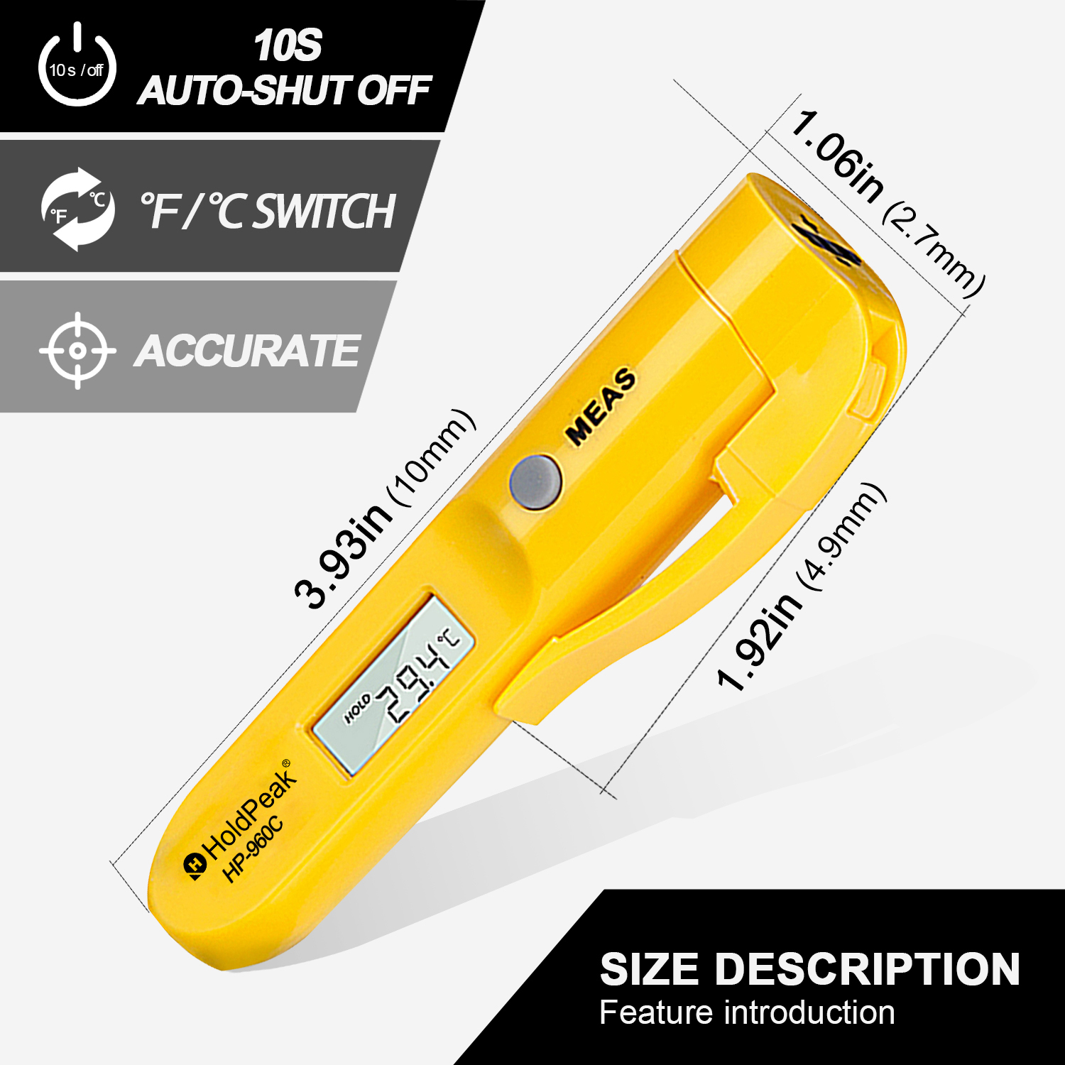 HP-960C Mini Pocket Infrared T - Digital Thermometer Infrared review and price