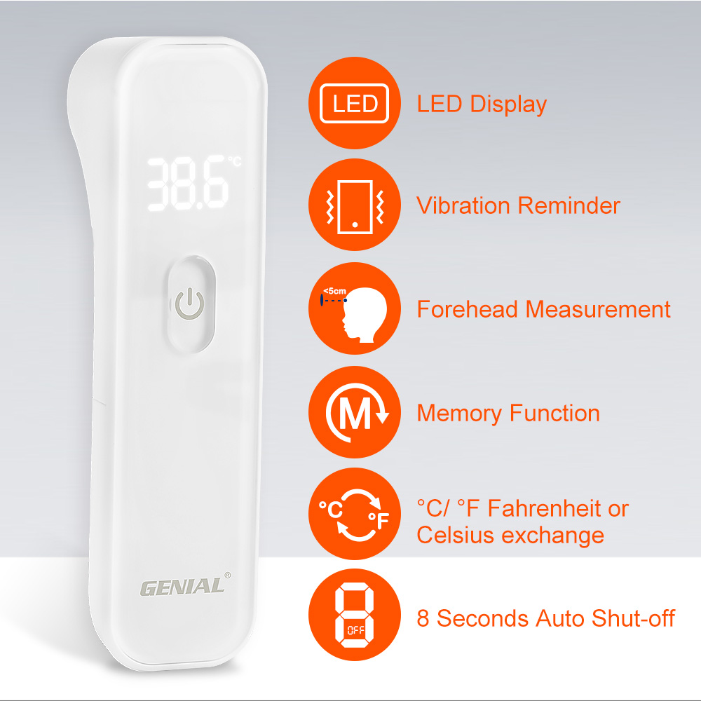 No-Touch Forehead Thermometer, - Digital Thermometer Infrared review and price